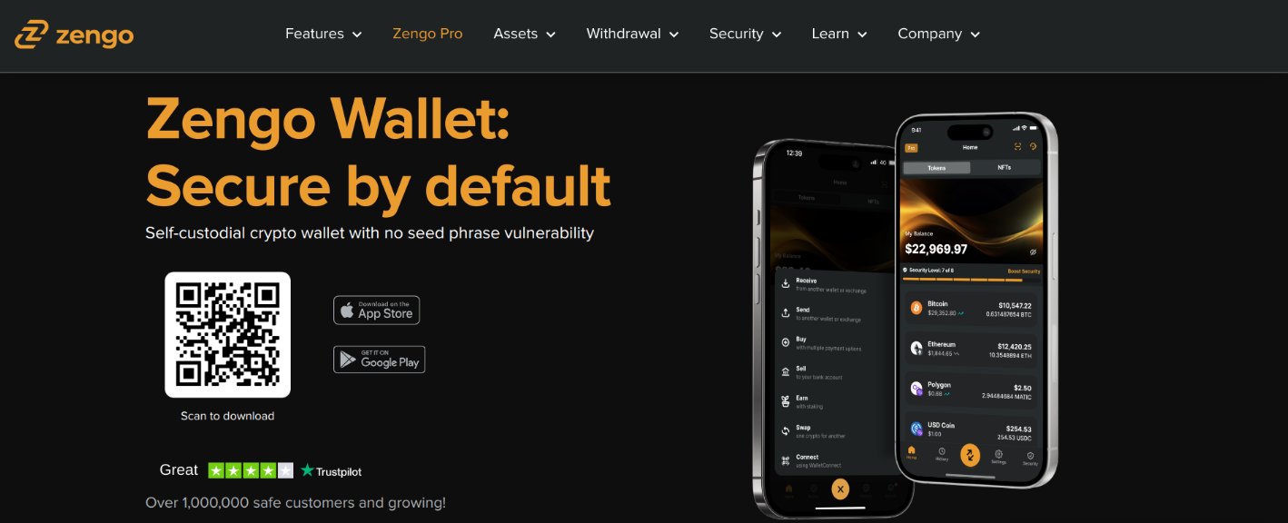 zengo wallet homepage