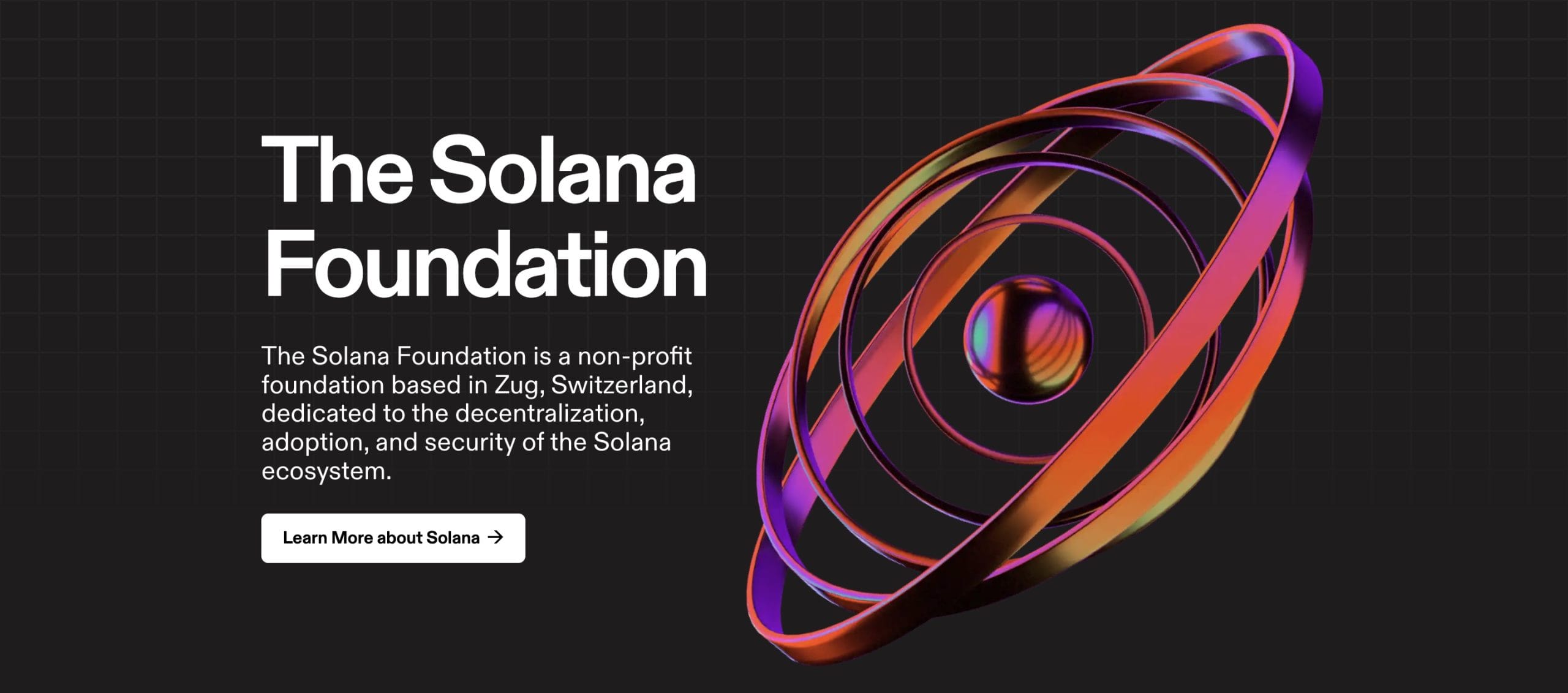 Solana Foundation Banner