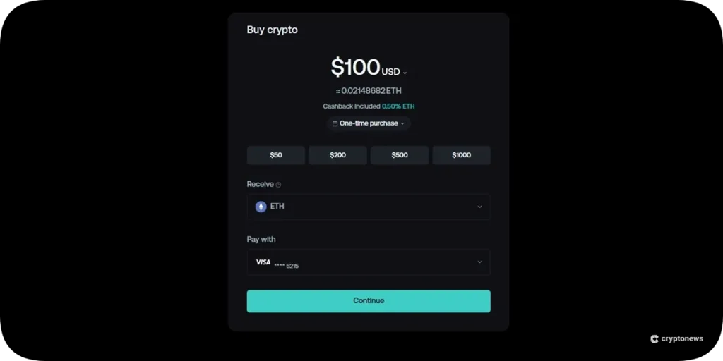 depositing funds to nexo