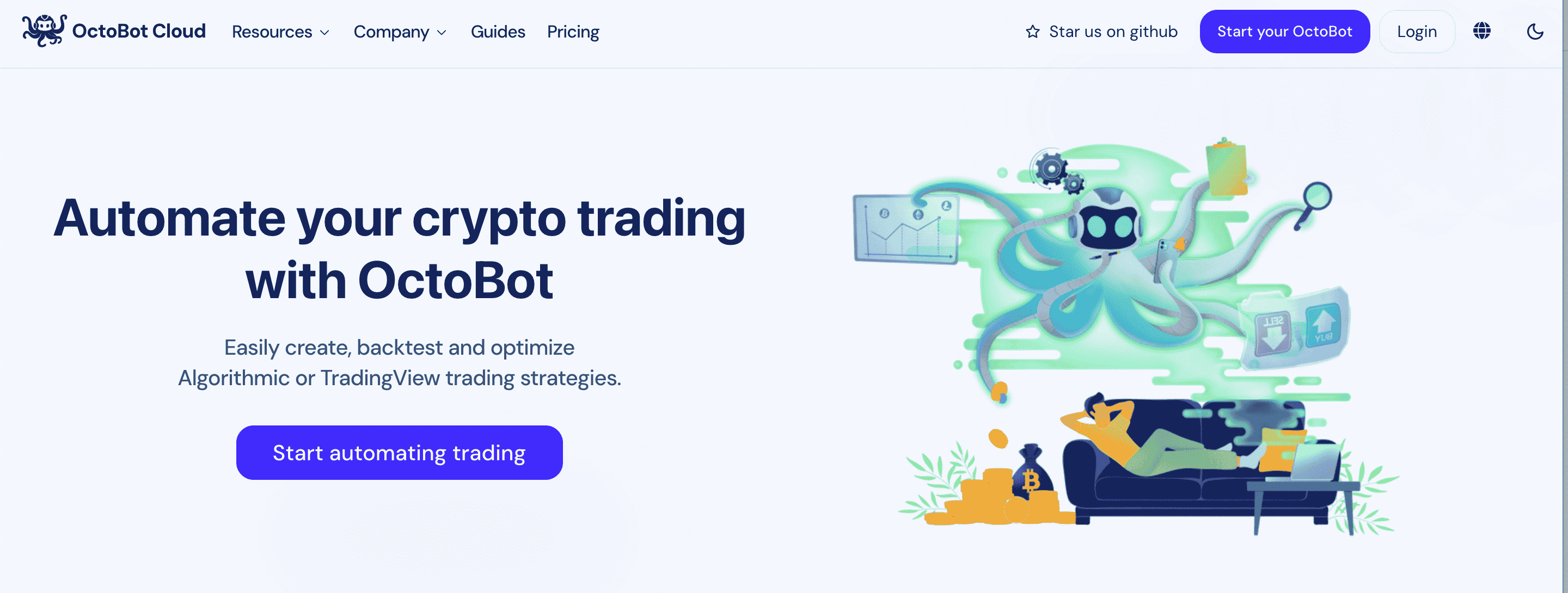 Octobot trading platform
