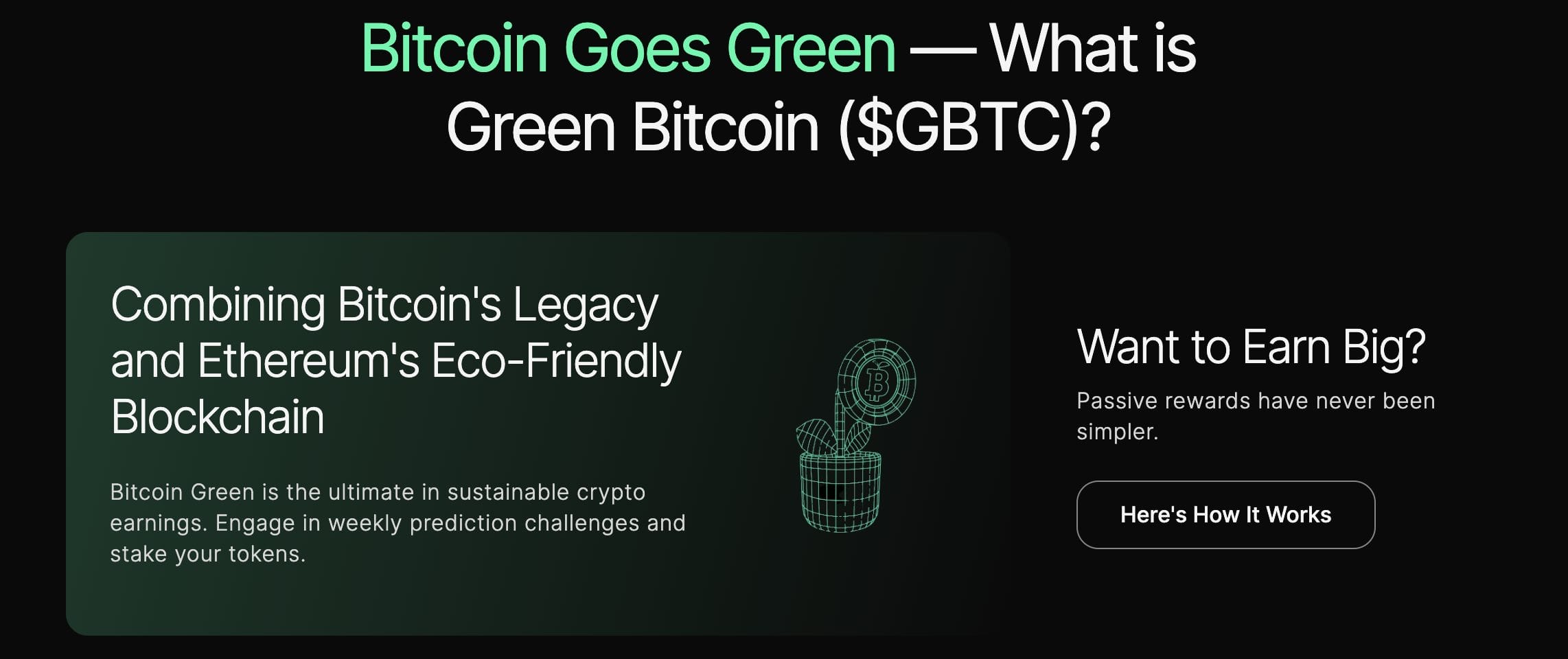 What is Green Bitcoin