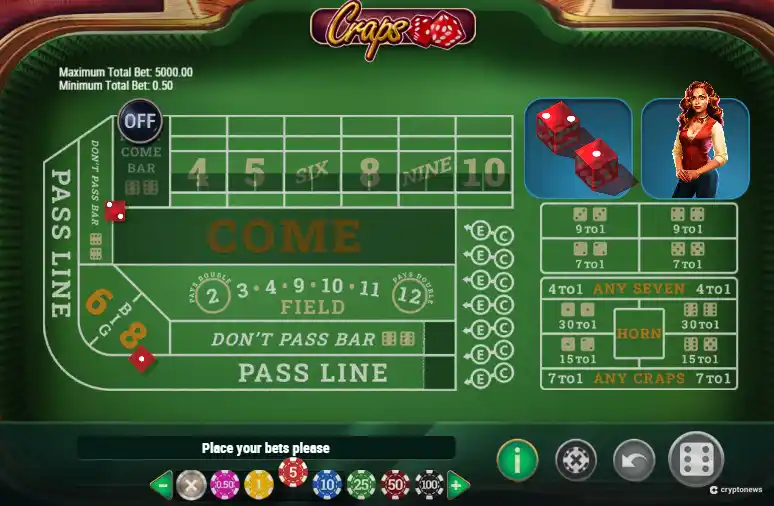 casino games that have the best odds craps