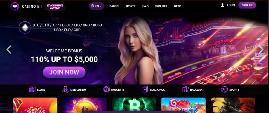 Leveraging the financial innovation of the new era, Casinobit.io offers online gaming with increased privacy and lower transactional fees.