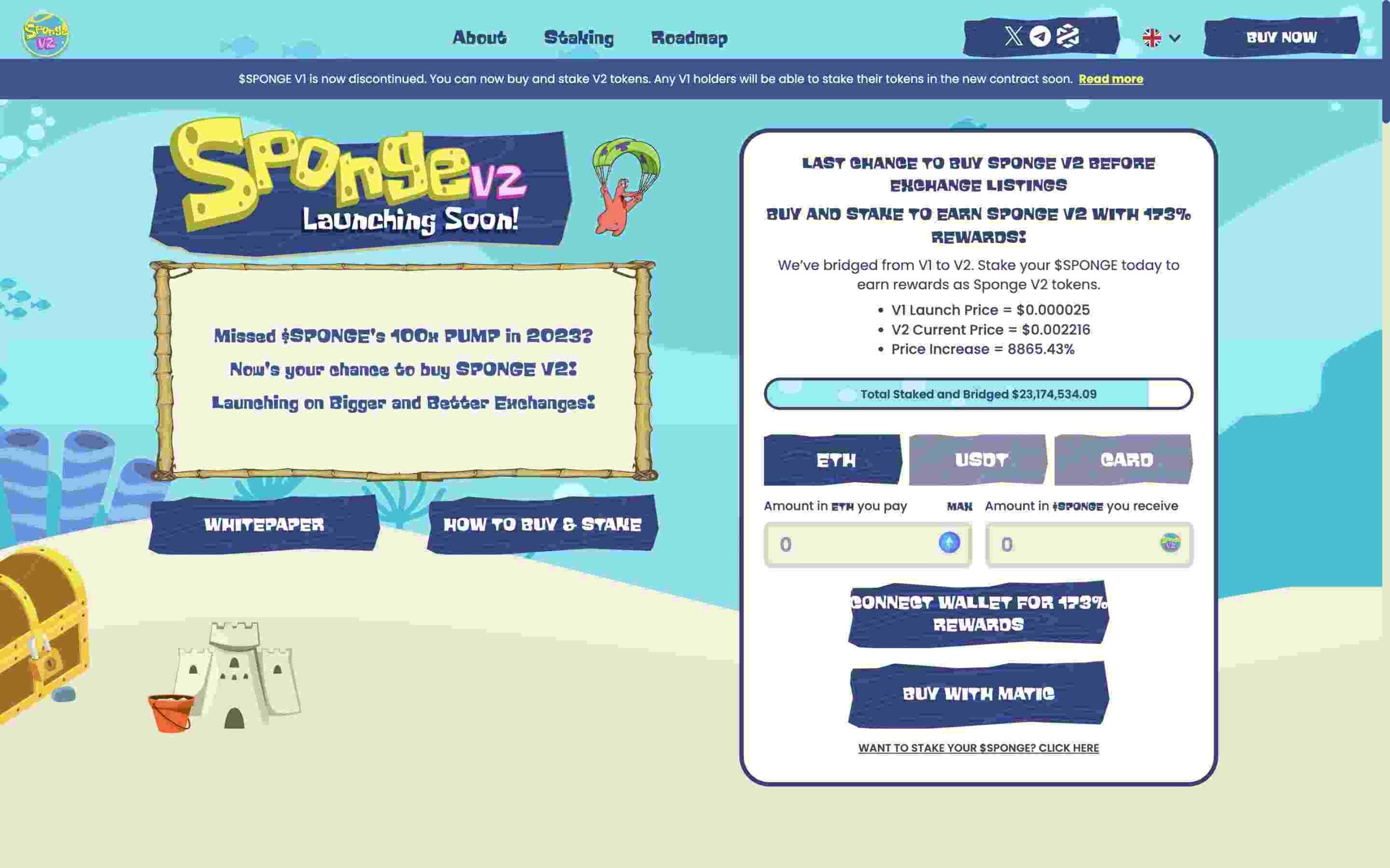 Sponge Homepage