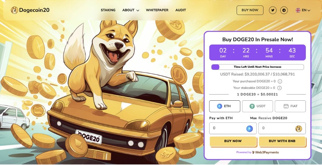 Dogecoin20 Home Page