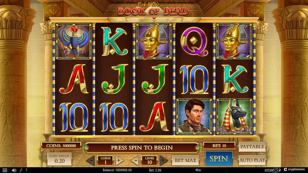 book of the dead slot