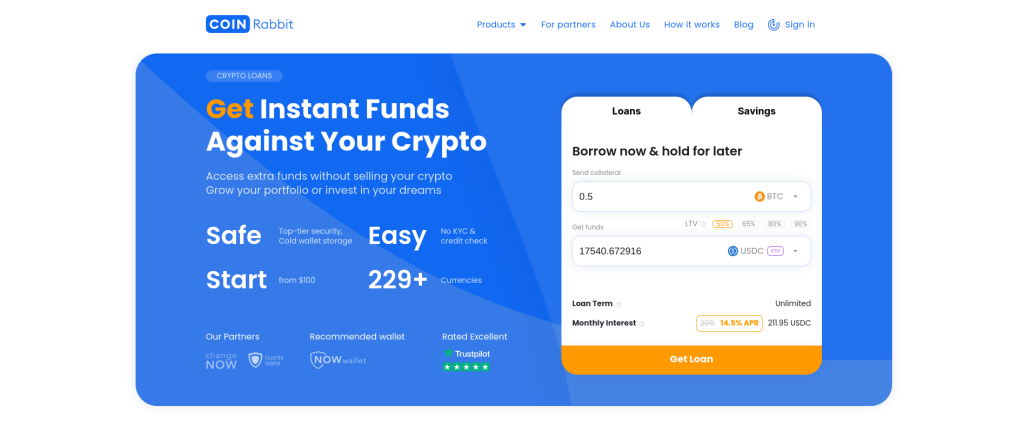 coinrabbit crypto loans