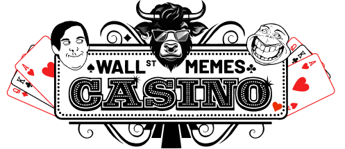 wall street memes casino logo