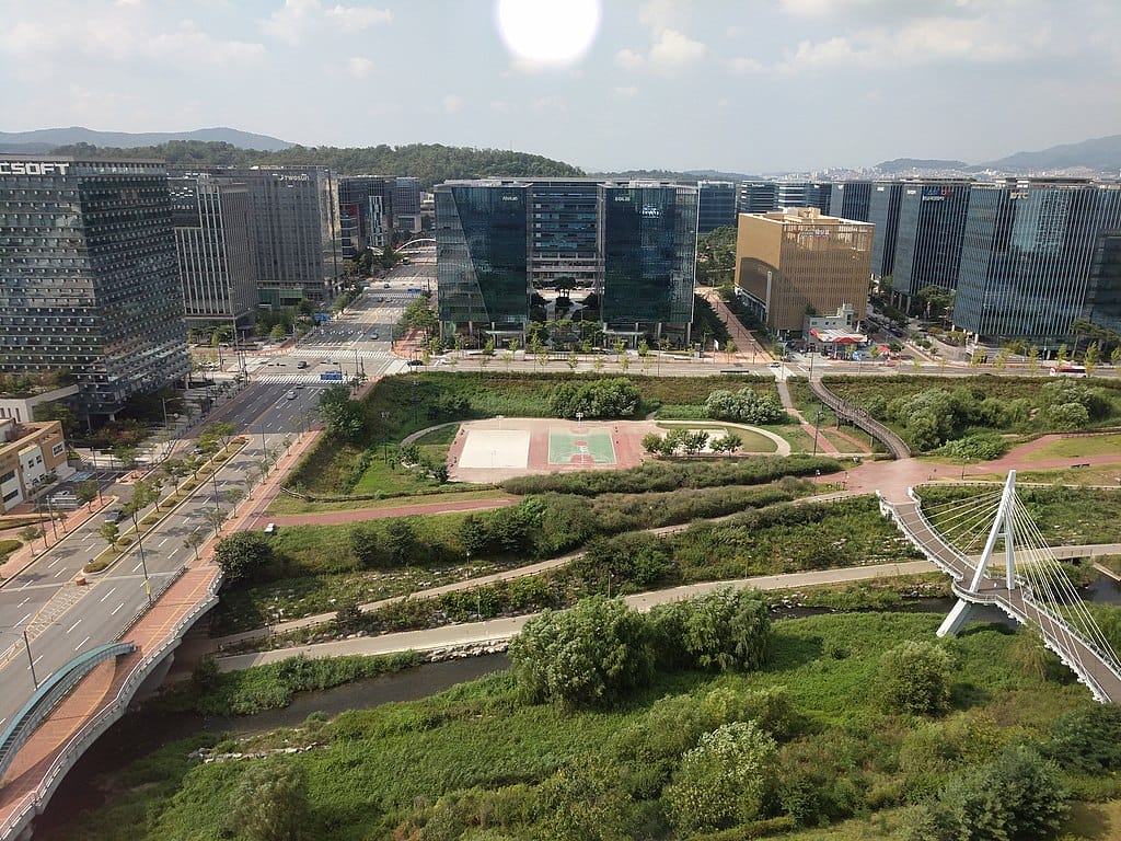 Pangyo Techno Valley, in Pangyo, South Korea.
