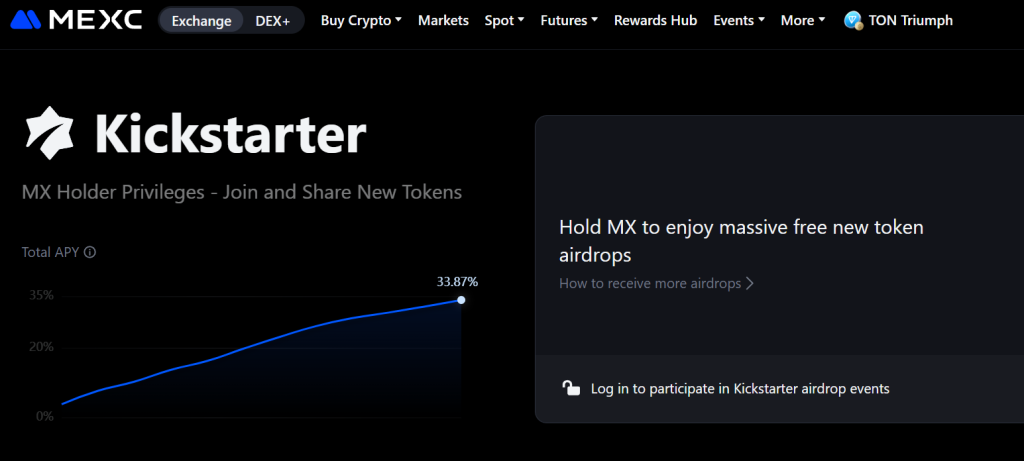 MEXC Kickstarter platform