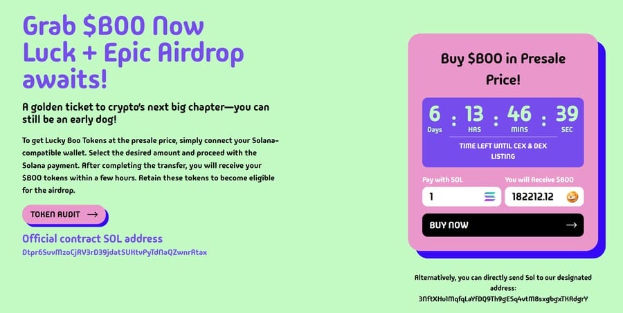 How to Buy Lucky Boo ($BOO) – Easy Guide