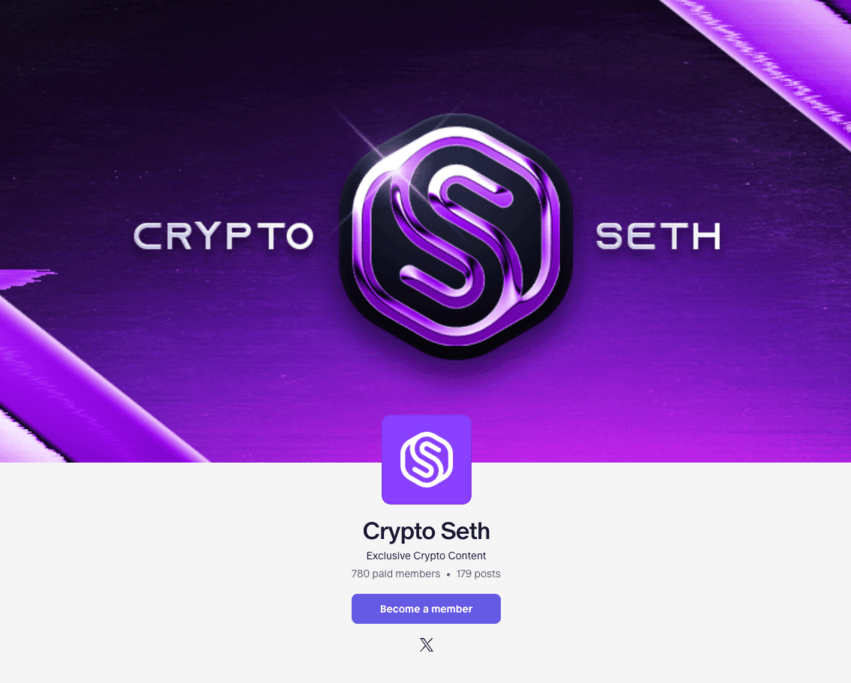 Crypto Seth Patreon group