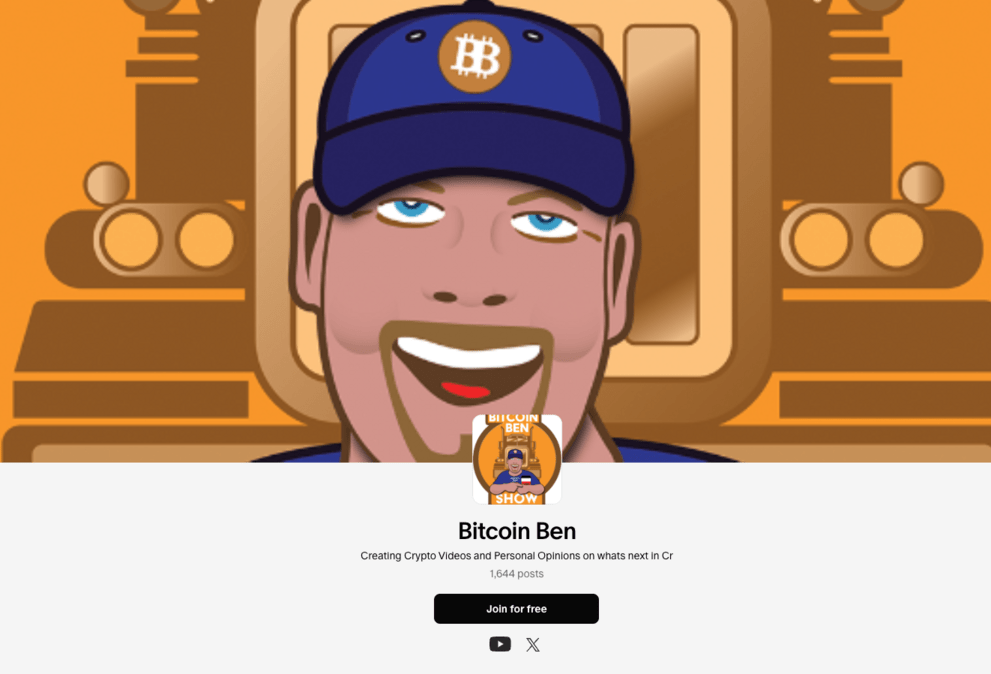 Bitcoin Ben Patreon group