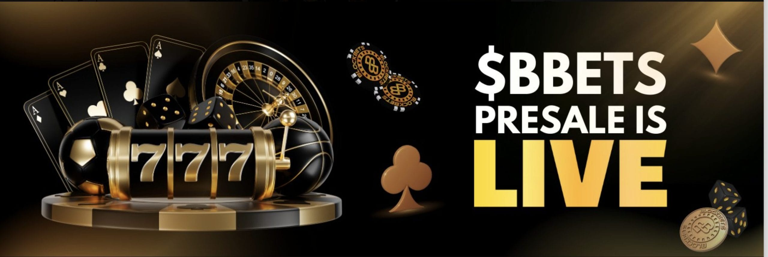 BlockBets Decentralized Crypto Casino, Launches its Multi-Utility Token, $BBETS, on Presale