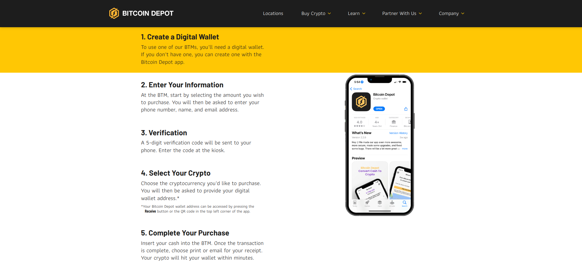 bitcoin depot how it works