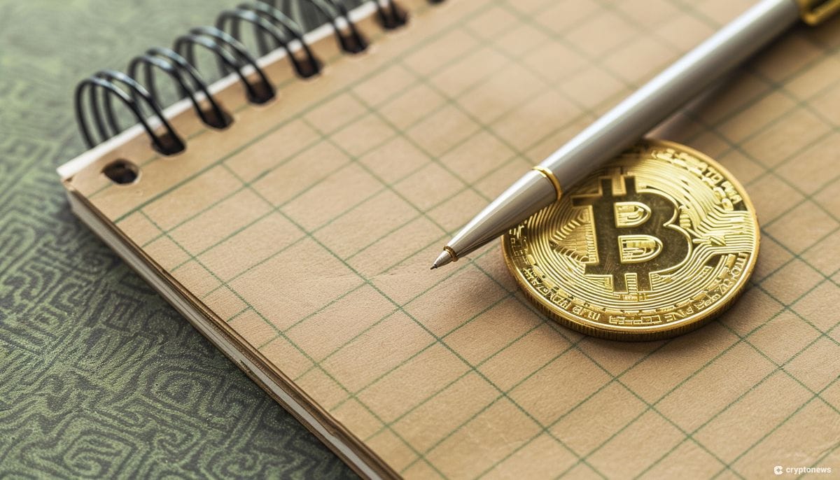 Legal Pad with 'Buy Bitcoin' Note