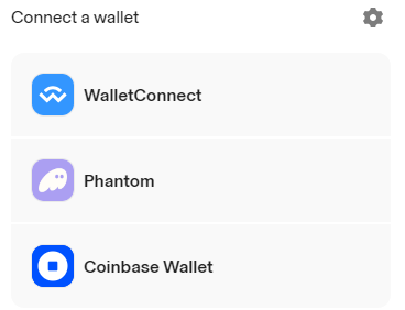 Connect to wallets on Uniswap