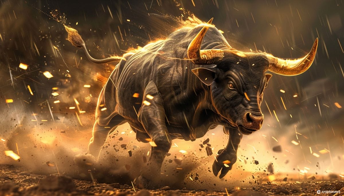 Bitcoin bull charging ahead