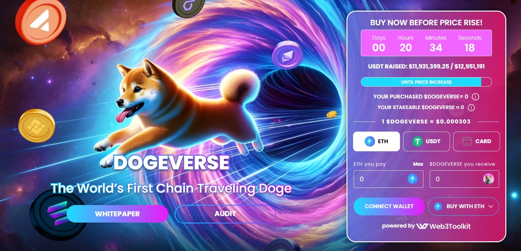 Dogeverse website