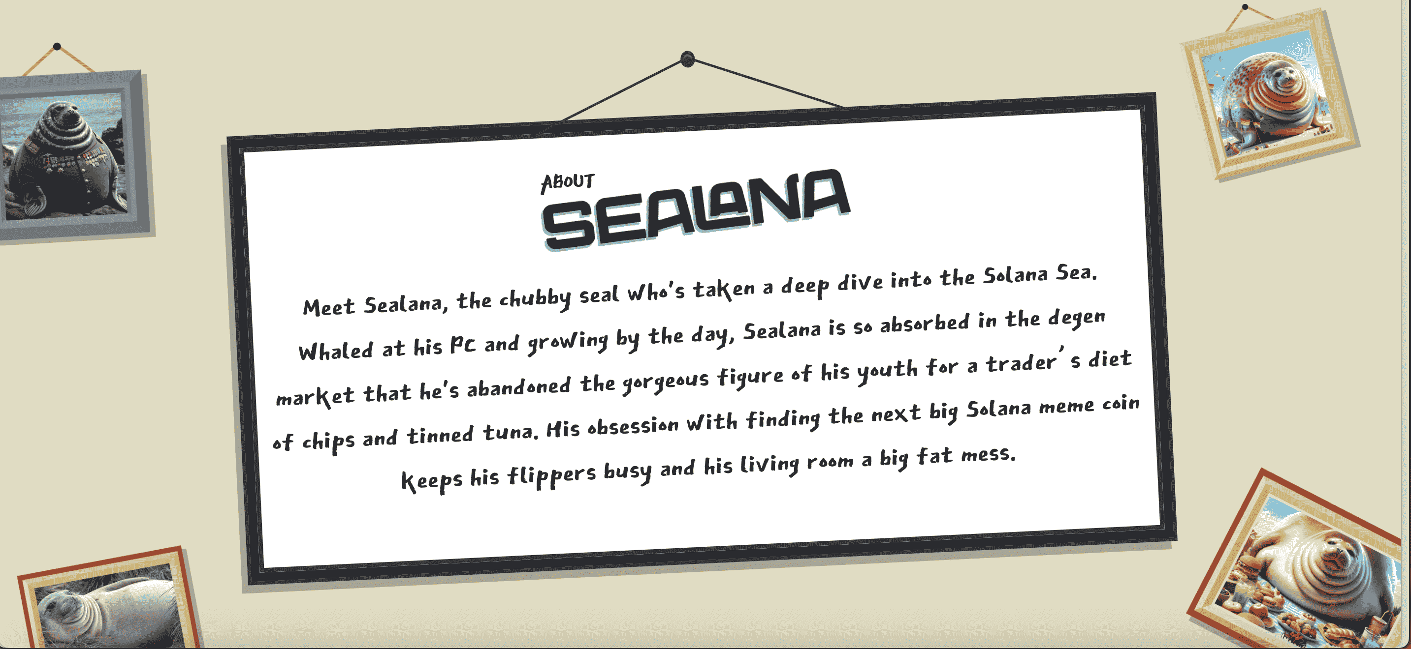 Sealana homepage