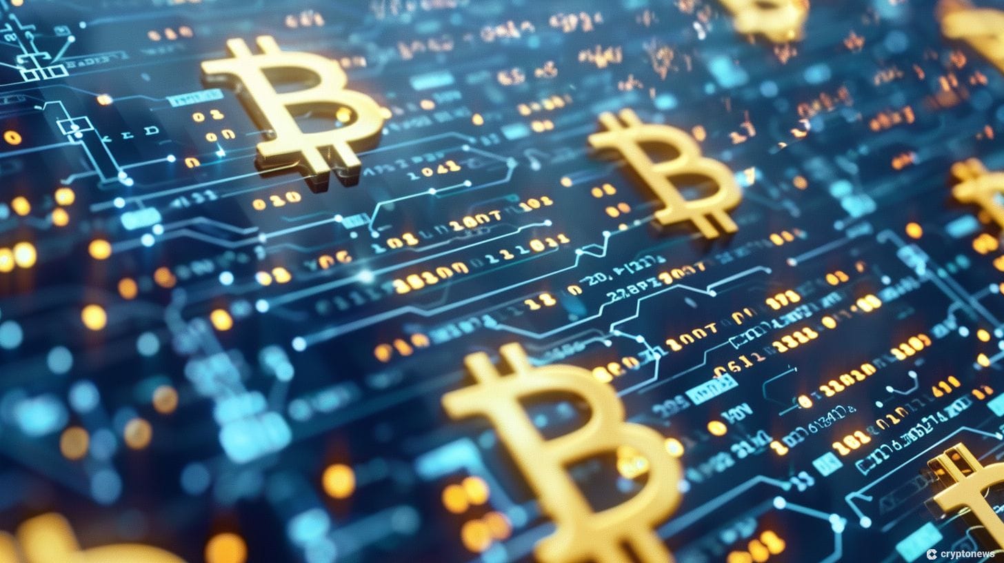 區塊鏈技術與比特幣標誌結合，象徵著愛德華·斯諾登在美國打擊加密貨幣混合器之際對比特幣隱私的擔憂。