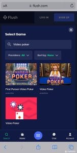 flush casino video poker