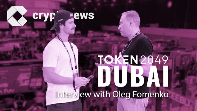 TOKEN2049 Exclusive: Cryptonews Chats with Oleg Fomenko, CEO of Sweat Economy
