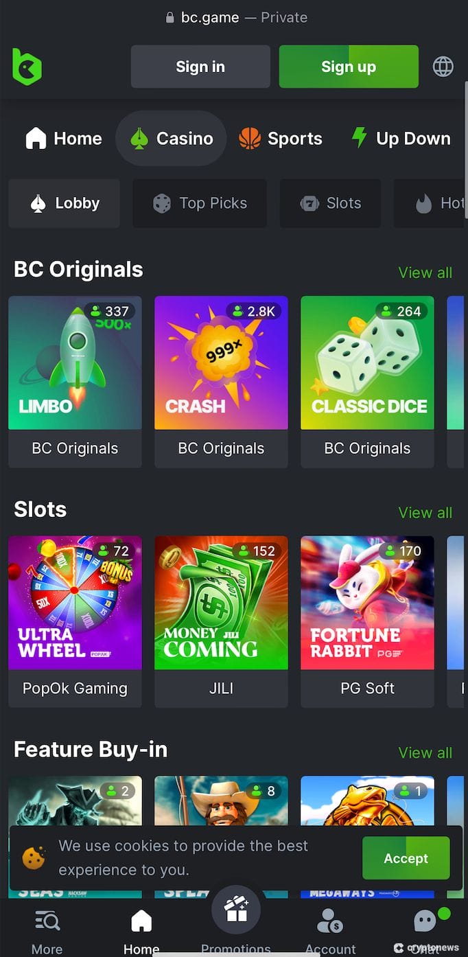 bc game casino