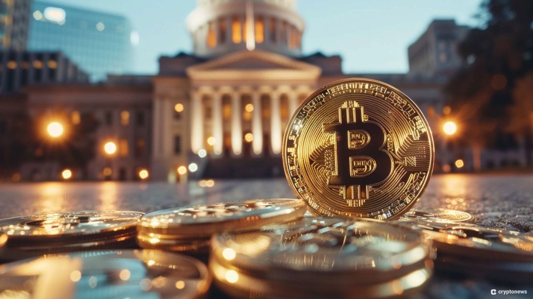A depiction of the Oklahoma State Capitol symbolizing the passage of the Bitcoin Rights Bill (a.k.a HB3594) protecting self-custody wallets.
