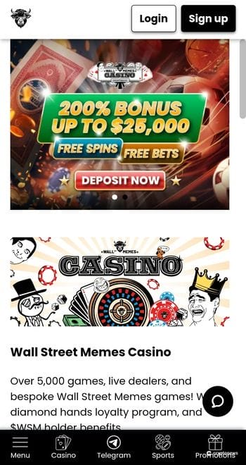 wall street memes casino