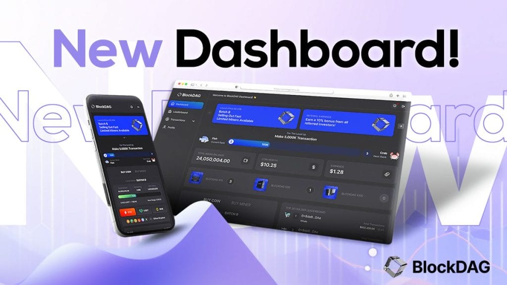BlockDAG new dashboard
