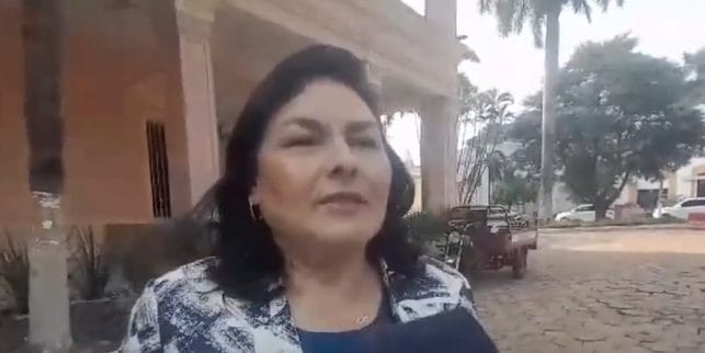 Paraguayan lawmaker María Constancia Benítez.