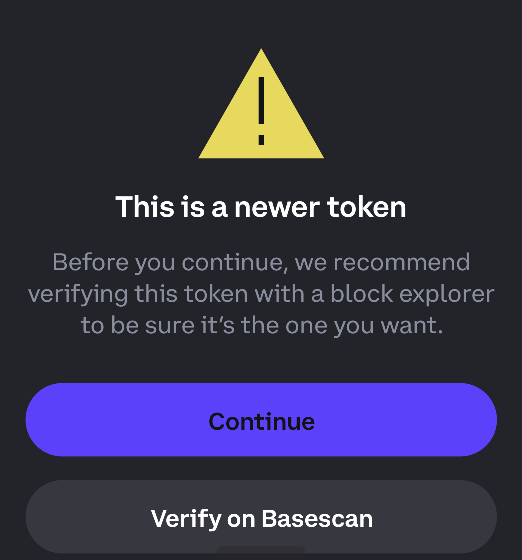 coinbase-wallet-new-token-alert