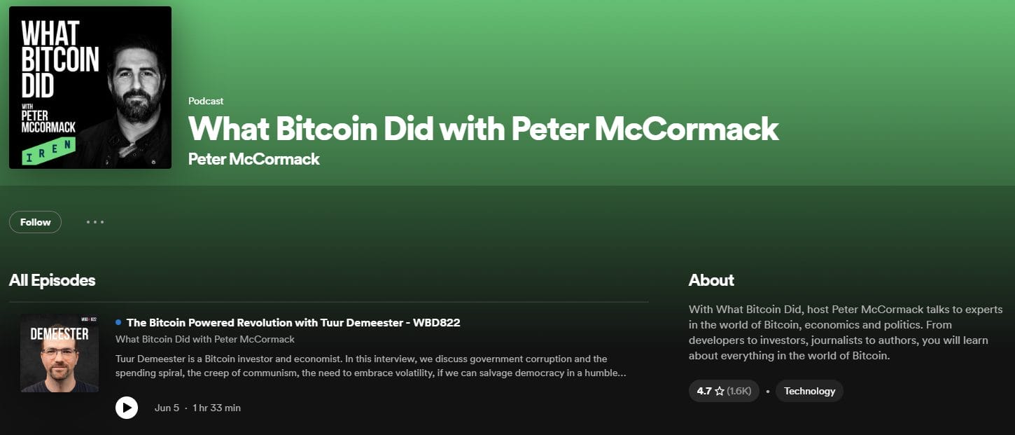 What Bitcoin Did podcast