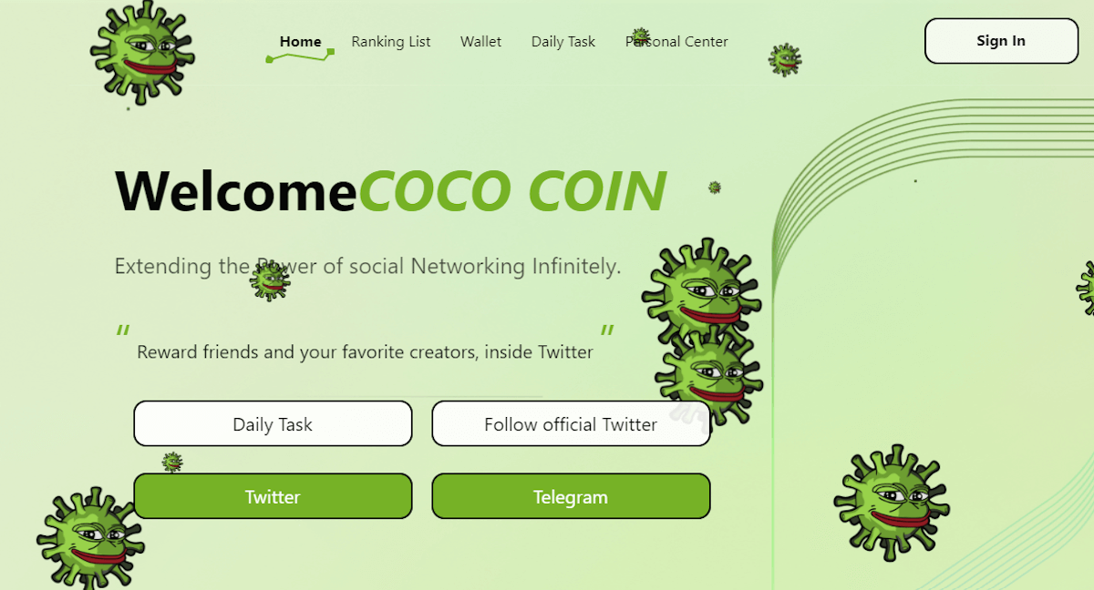CoCo coin meme project