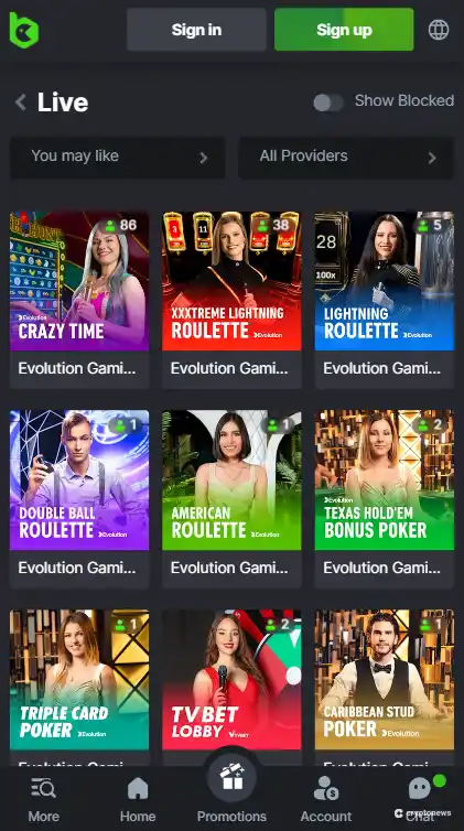 table games on mobile