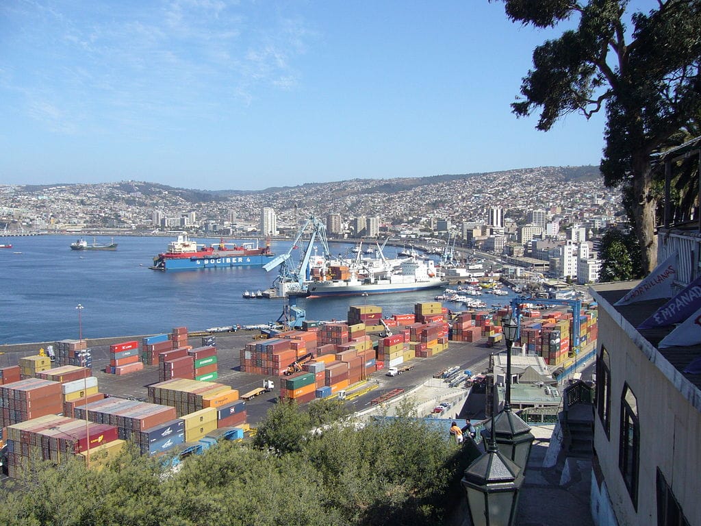 Valparaiso Port, Chile.