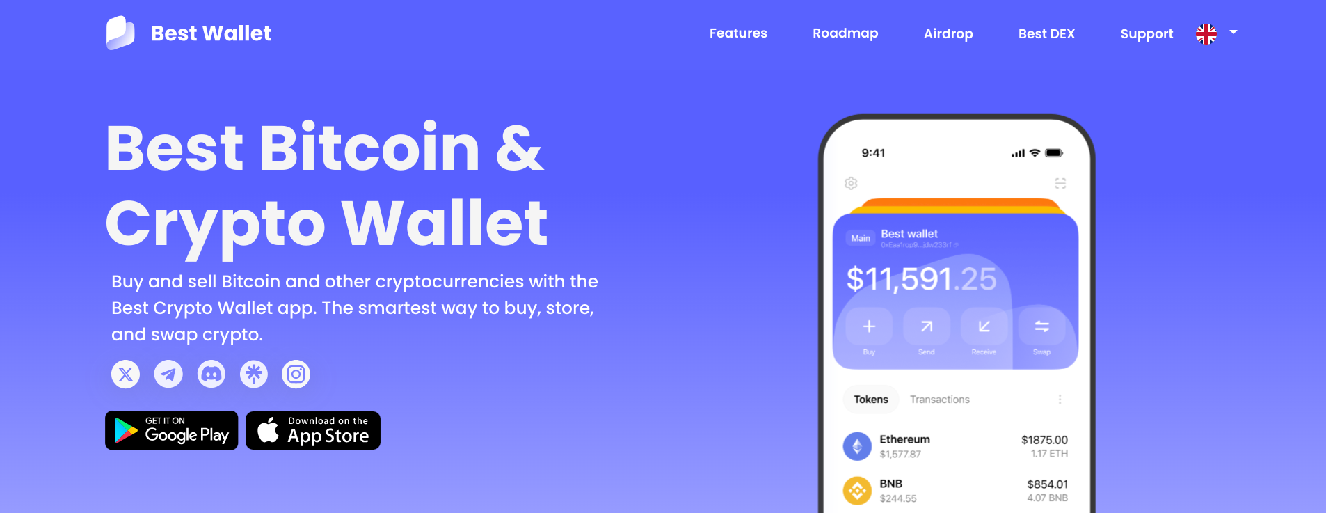 best wallet homepage