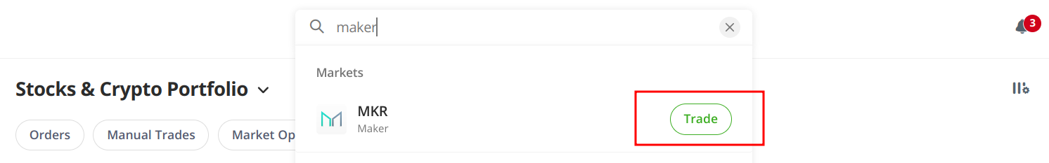 etoro buy maker coin