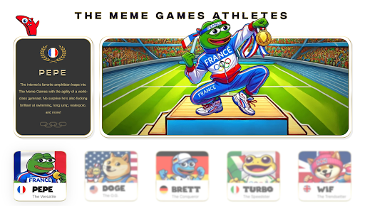 Olympic-Themed Meme Coin Meme Games Raises $300,000 in Presale