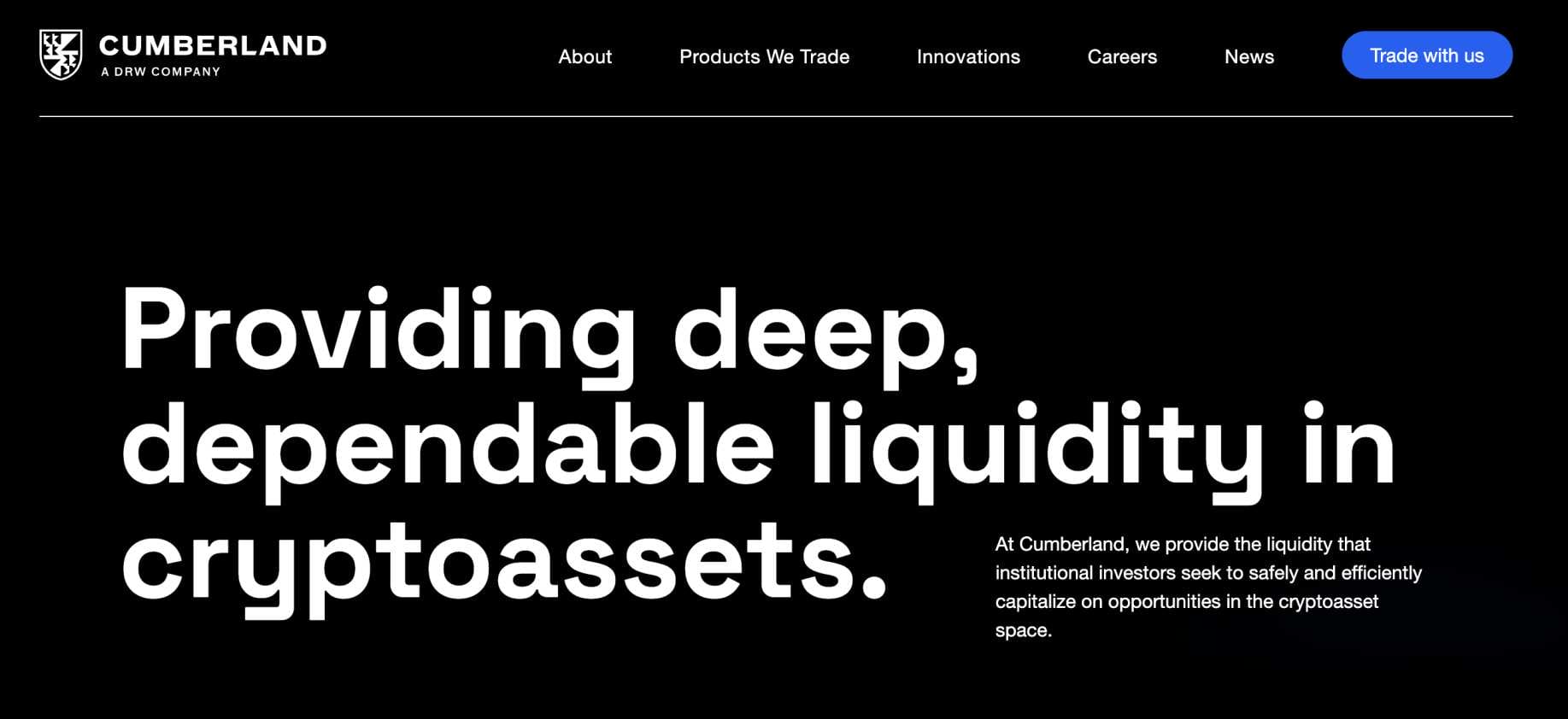 Cumberland market maker 