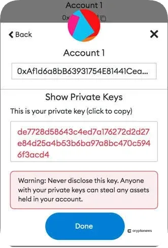 Private key Metamask