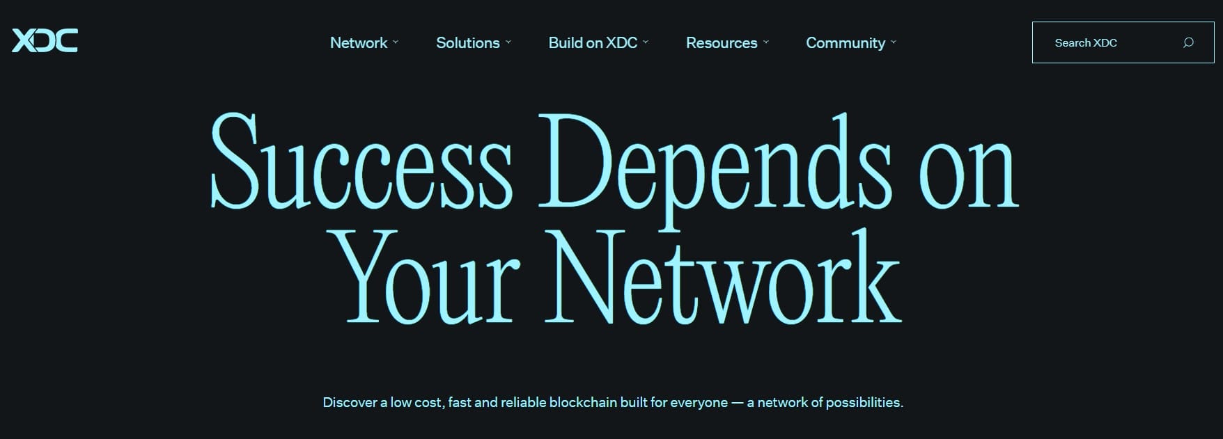 xdc homepage