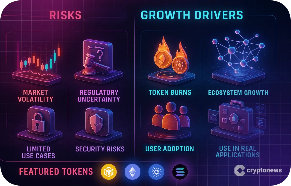 risks and growth drivers of utility tokens