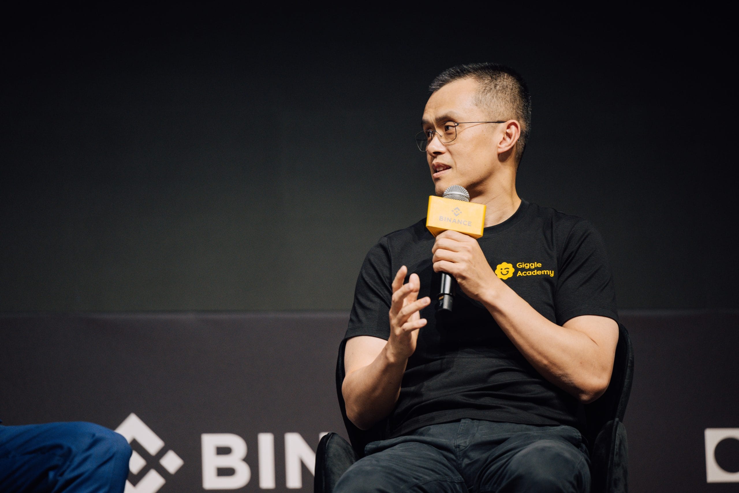 CZ at Binance Blockchain Week 2024 - first appearance after serving four months in prison.