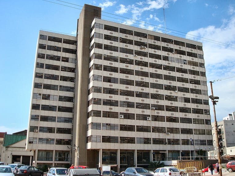 The building that houses Uruguay’s Central Bank.