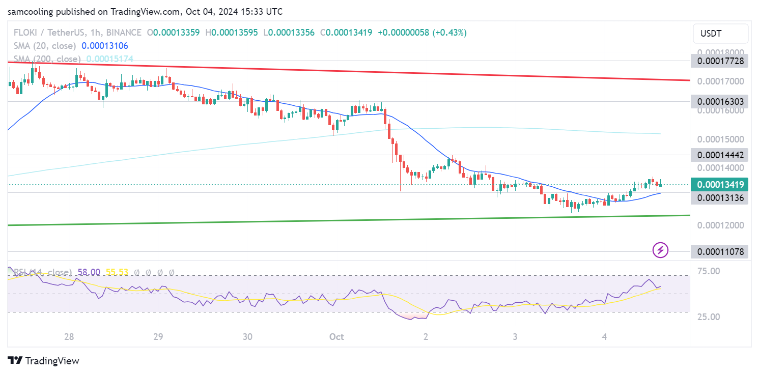 grafik harga floki usdt - Bonk, Pepe, Floki Turun 12% – Apakah Ini Akhir dari Meme Coins?