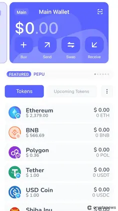 Best Wallet app interface