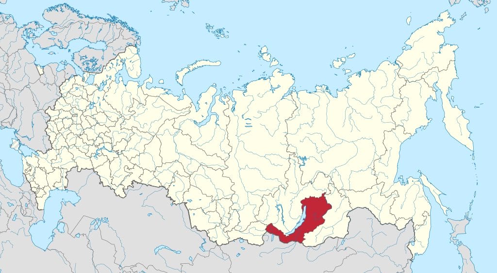 atia on a map of Russia (Crimea disputed).