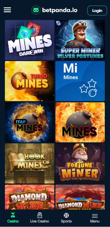 Betpanda Mines Games